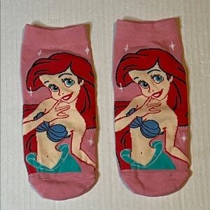 Disney Ariel The Little Mermaid Ankle Cotton Socks